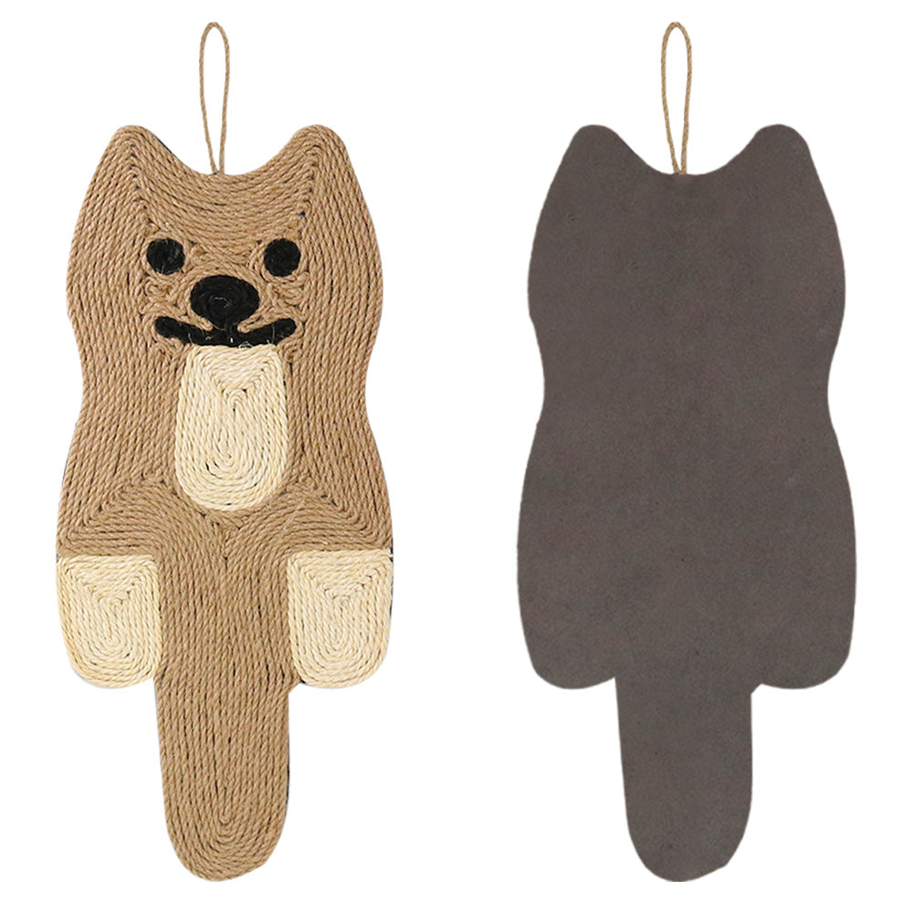 Hanging Pet Cat Scratcher Claw Pad Sisal Scratching Mat Cat Style