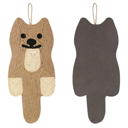 Hanging Pet Cat Scratcher Claw Pad Sisal Scratching Mat Cat Style