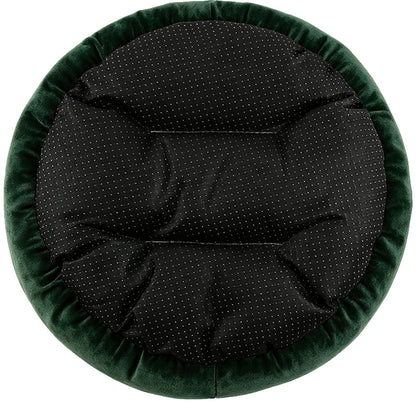 Round Washable Donut Pet Bed with Anti Slip Base - Green