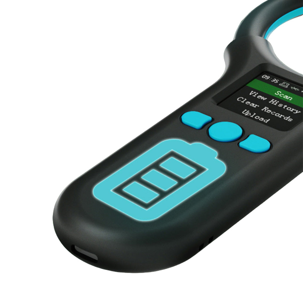 Pet Chip Reader 134.2KHz/125KHz Dog & Animal ID Tag Scanner Black