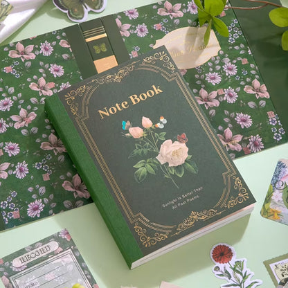 2Pcs Scrapbook Kit Bullet Junk Journal Kit with Scrapbooking Supply-Botanical