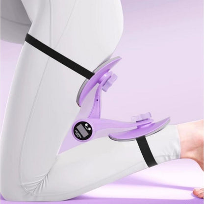 Pelvic Floor and Inner Thigh Trainer with Digital Counter Kegel Exercise Device-Purple