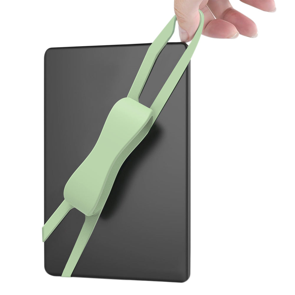 2Pcs Silicone Hand Strap for Kindle and Tablets Kindle Accessories for 4.7-8 inches Kindle Green