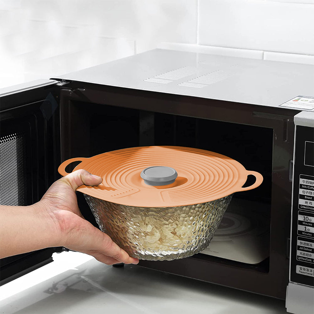 Anti-dust Silicone Lids Suction Seal Lids Food Storage Cover for Cups Bowls Plates Pots