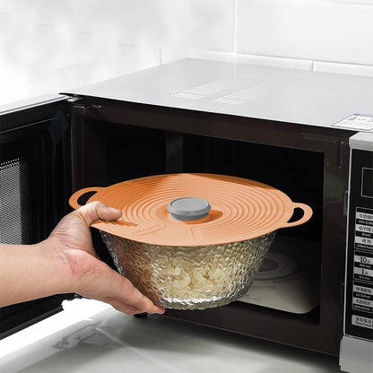 Anti-dust Silicone Lids Suction Seal Lids Food Storage Cover for Cups Bowls Plates Pots