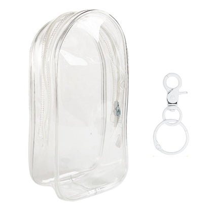 Transparent Carrier Bag Set for 15/17cm Labubu Doll Storage Case White