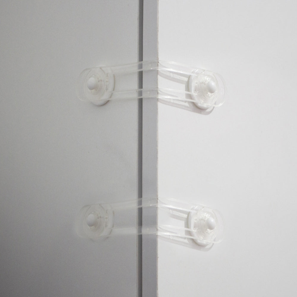 8Pcs Baby Proofing Security Lock Self-Adhesive Cabinet Door Security Locks