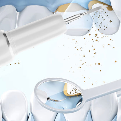 5-Mode Ultrasonic Eletric Teeth Cleaner Tartar Plaque Calculus Remover White