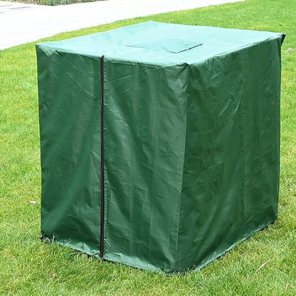 420D Oxford Fabric Cover for 1000L IBC Water Tank with Zipper - Green