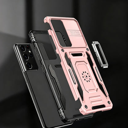 Ring Stand Phone Case forSamsung Galaxy A16 A17 - Navy