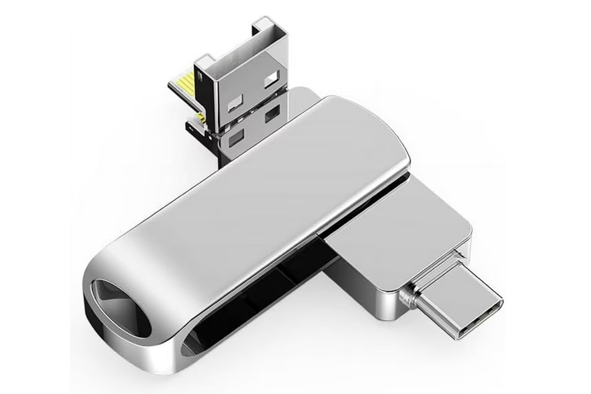 4 in 1 USB Flash Drive Photo Stick USB 3.0 Memory Stick Storage for Photos Backup -Cross USB Flash Drive