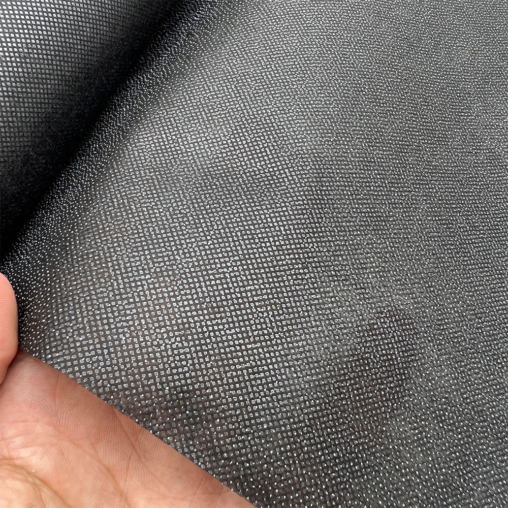 Fusible Interfacing Roll 30 cm by 27.5 m Iron-On for Sewing and Crafts - Black