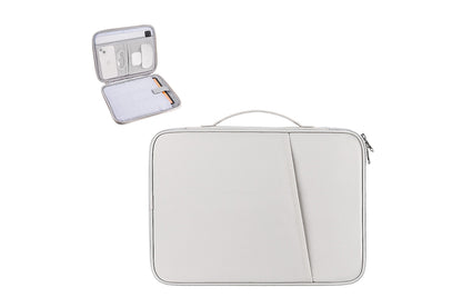 Tablet Sleeve 10.8-13 inch Laptop Sleeve Protective Carrying Case Bag Travel Pouch-White