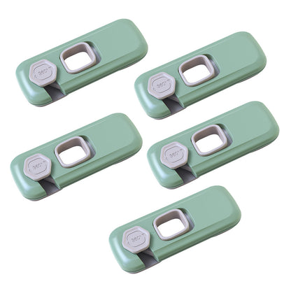 5Pcs Kid Proof Refrigerator Lock Freezer Door Security Lock for Fridge Cabinets Green