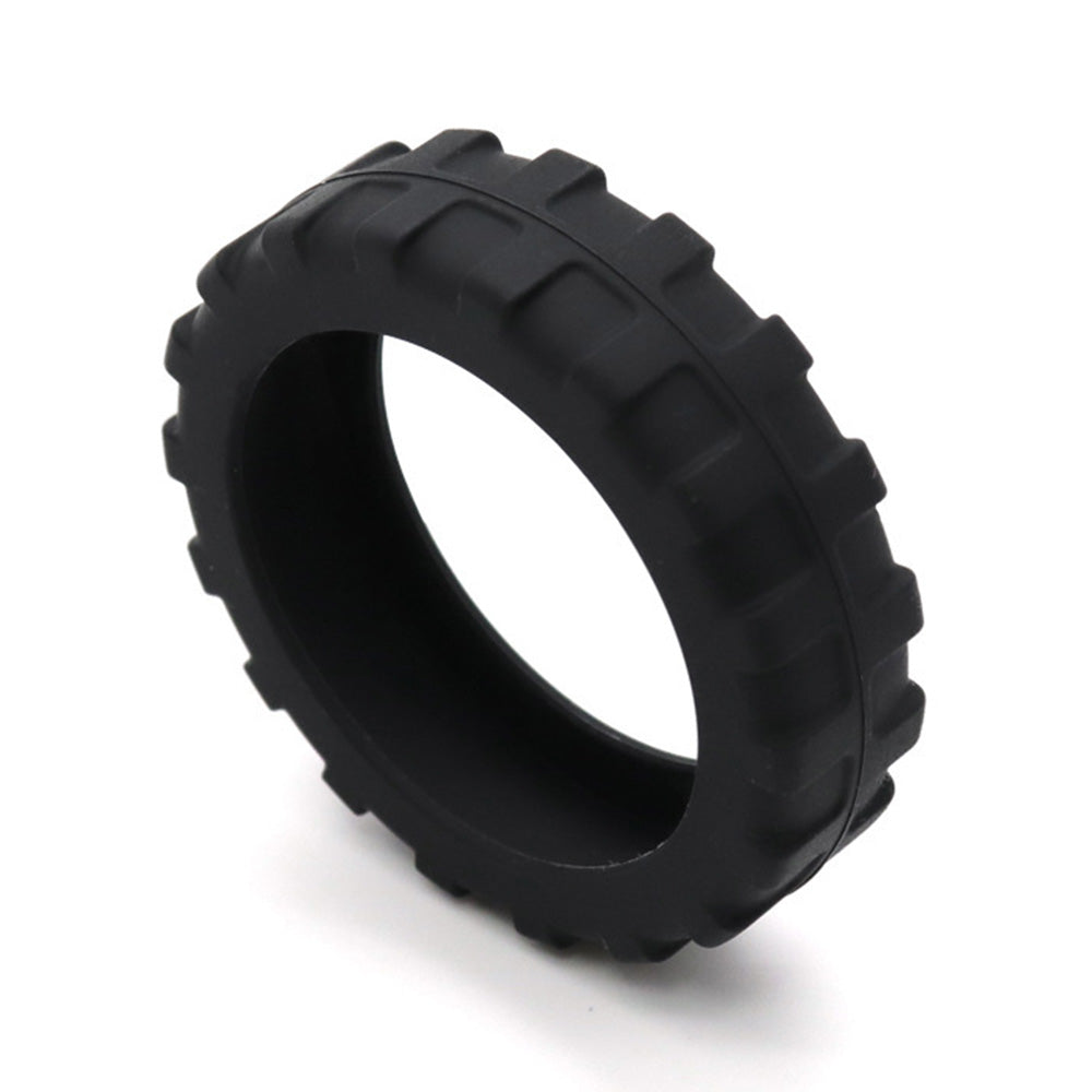 8Pcs Luggage Wheel Covers Silicone Suitcase Wheels Protector Sleeves Black