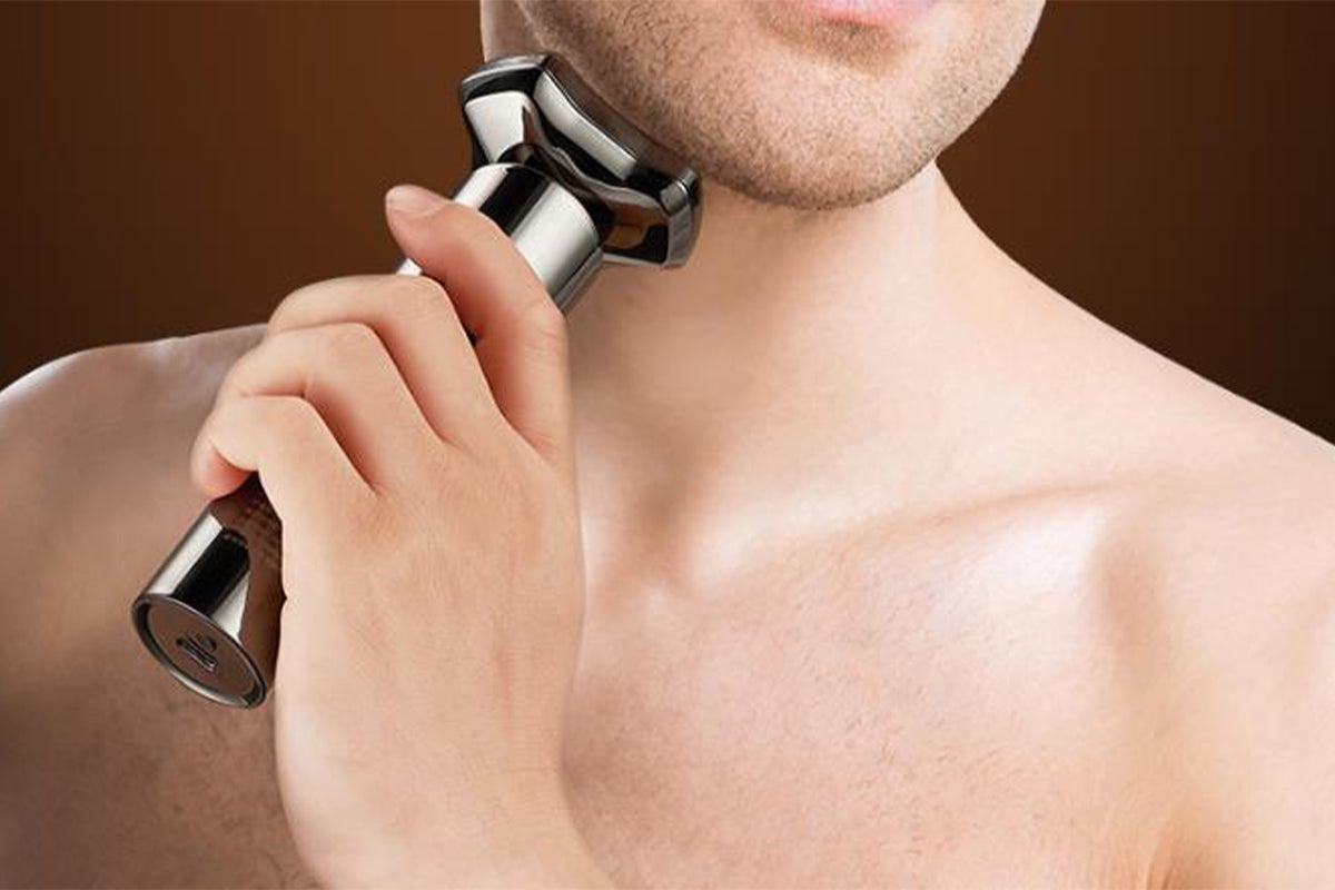 4 in1 Electric Razor Men High-Speed Motor Waterproof Shaver for Face Nose-Black