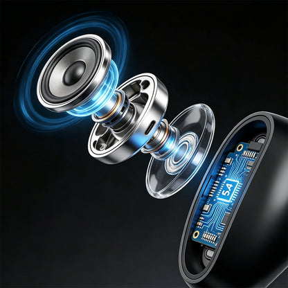 Wireless Bluetooth Earbuds Invisible Earbuds-Black