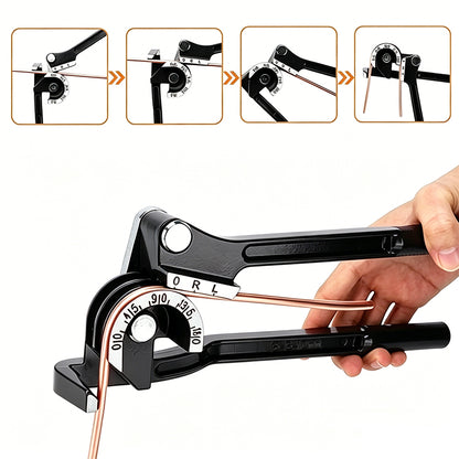 3 in 1 Tube Bender 180 Degree Brake Line Bender for 6 8 10mm Pipe-Black
