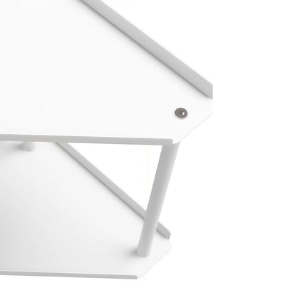 2-Tier Storage Rack ââ‚?Perfume & Skincare Organizer for Home White