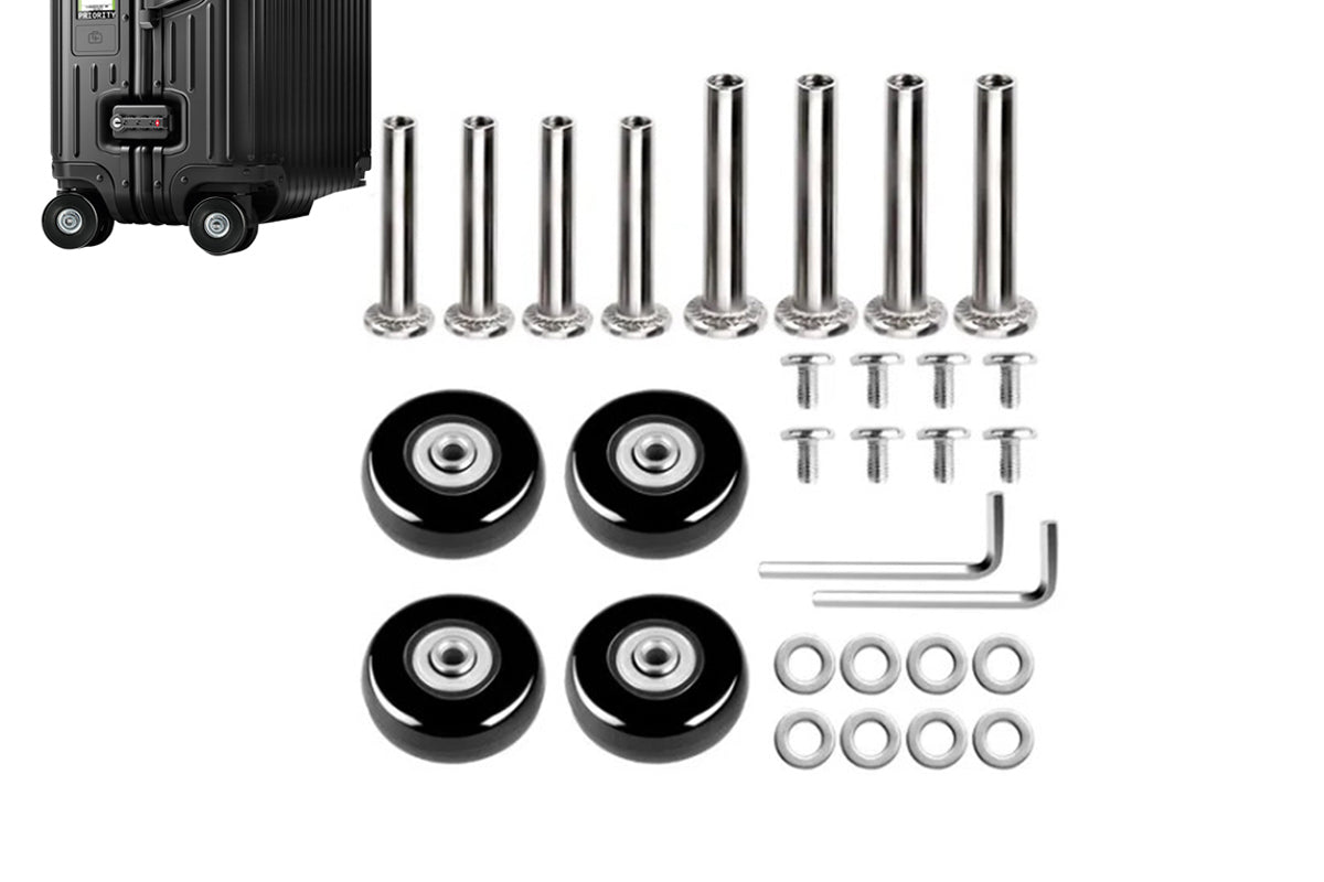 2 Pieces Luggage Suitcase Replacement Wheels Repair Kit