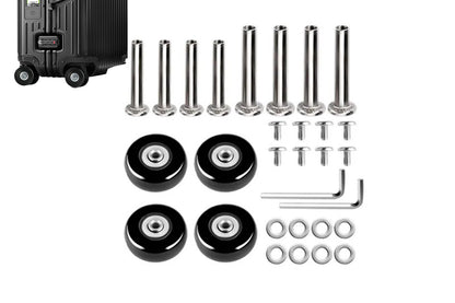 2 Pieces Luggage Suitcase Replacement Wheels Repair Kit