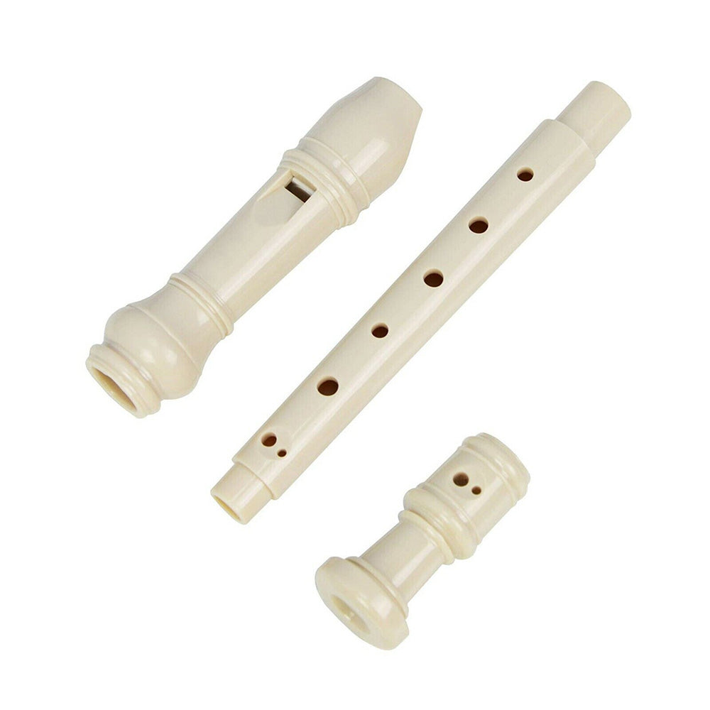 ABS 8-Hole Descant Soprano Recorder for Beginners -Beige