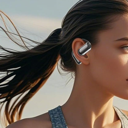 144-Language AI Translating Earbuds Bluetooth Open Ear Headphone Translation Device for Travel Business Learning Blue