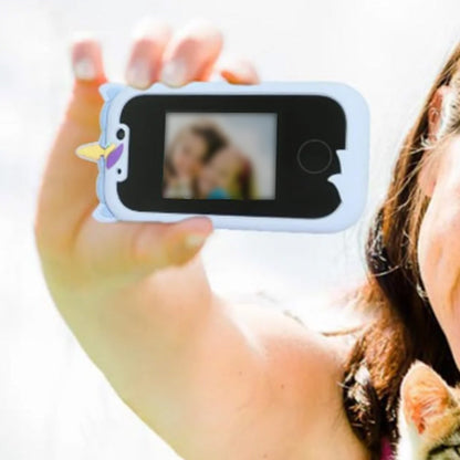 Unicorn Smartphone Learning Toy with Camera for Kids Ages 4 and Up Blue