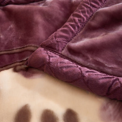 Soft Queen Size Blanket Double-Sided Winter Warm Quilt Throw Blanket Style 3