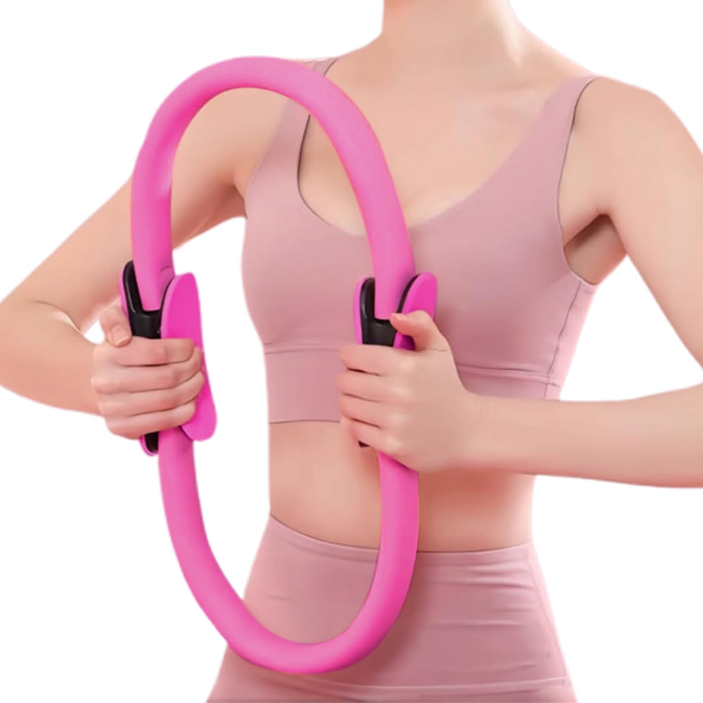 Yoga Set Pilates Essentials Kit For Women With Pilates Ring And Ball -Pink