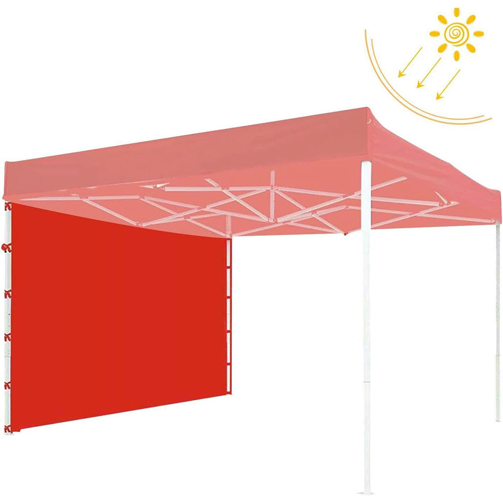 Instant Canopy Tent Sidewalls Portable Canopy with Side Panels for Camping Red
