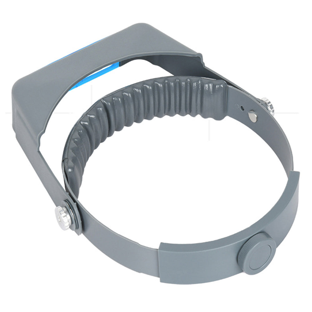 Head Mount Magnifier Headband Magnifying Glasses with 4 Replaceable Optical Lenses