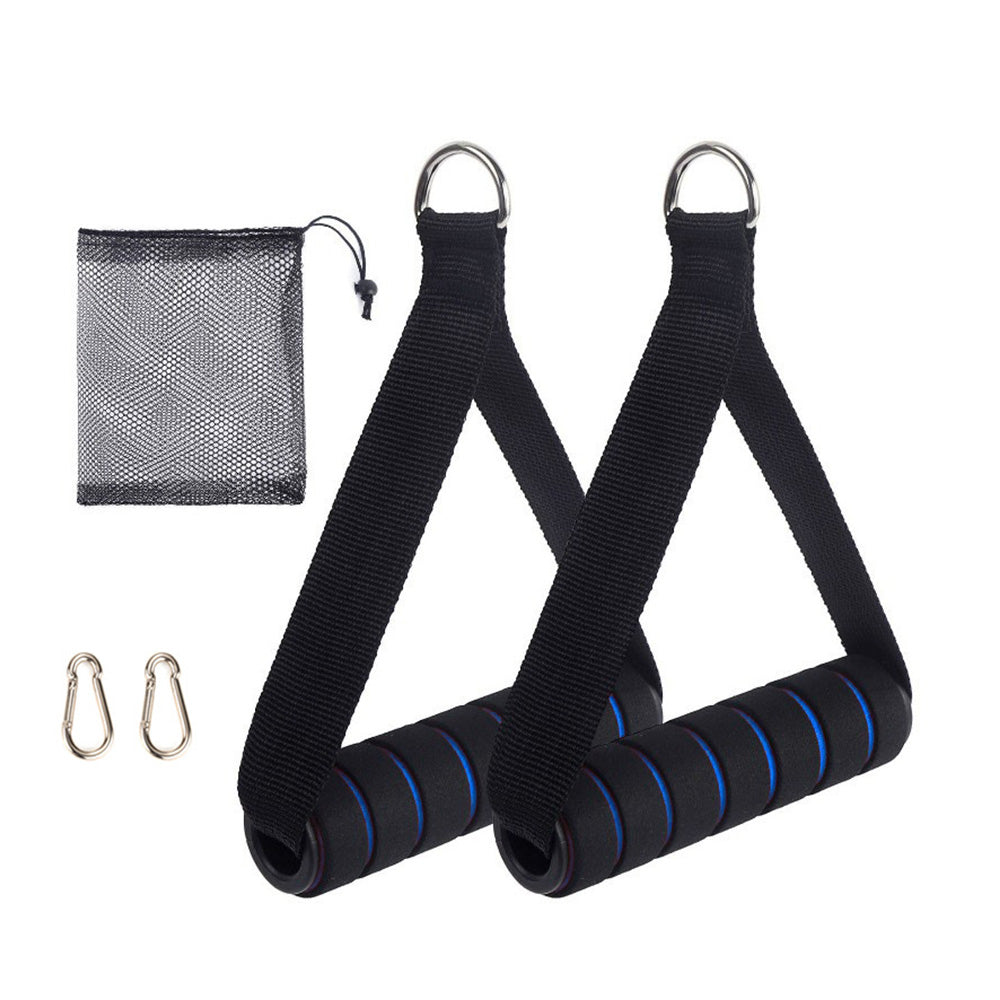 Exercise Handle Fitness Equipment Pull Down Strength Trainer for Pilates Yoga Blue