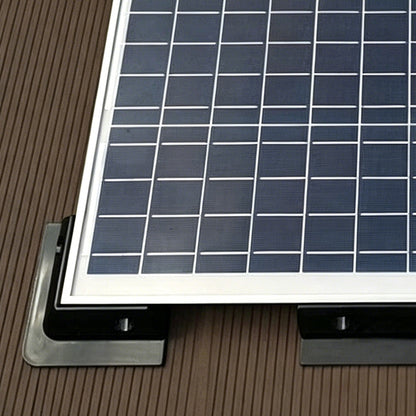 7Pcs Solar Panel Mounting Bracket Kit for RV Roof Installation-White