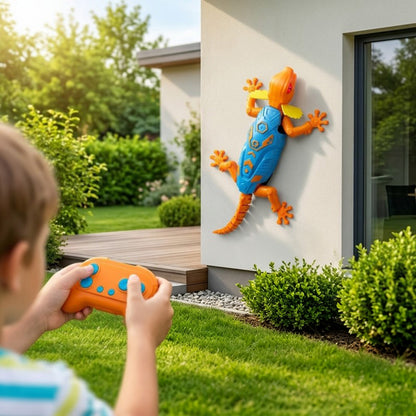 RC Wall Crawler Gecko Simulated Climbing Lizard - Orange
