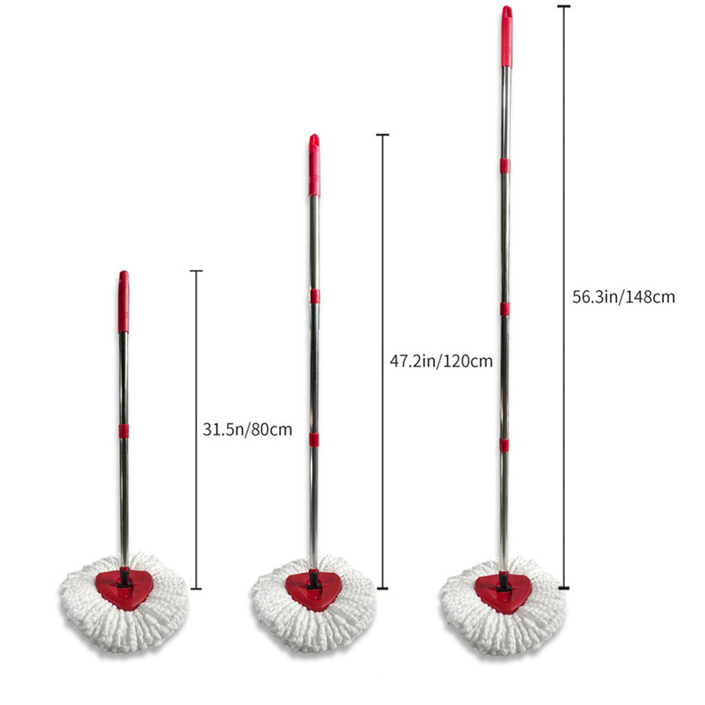 Replacement Spin Mop Head Set Compatible with O-Cedar EasyWring Spin Mop Style 3