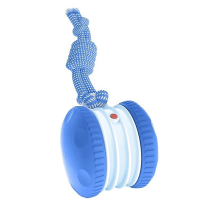 Interactive Pet Rolling Ball Toy Rechargeable Automatic Play Ball for Cats and Dogs-Blue