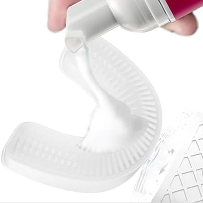 U Shaped Electric Toothbrush-White