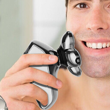 5-in-1 Electric Rotary Shaver Hair Trimmer Cordless Water-resistant Razor