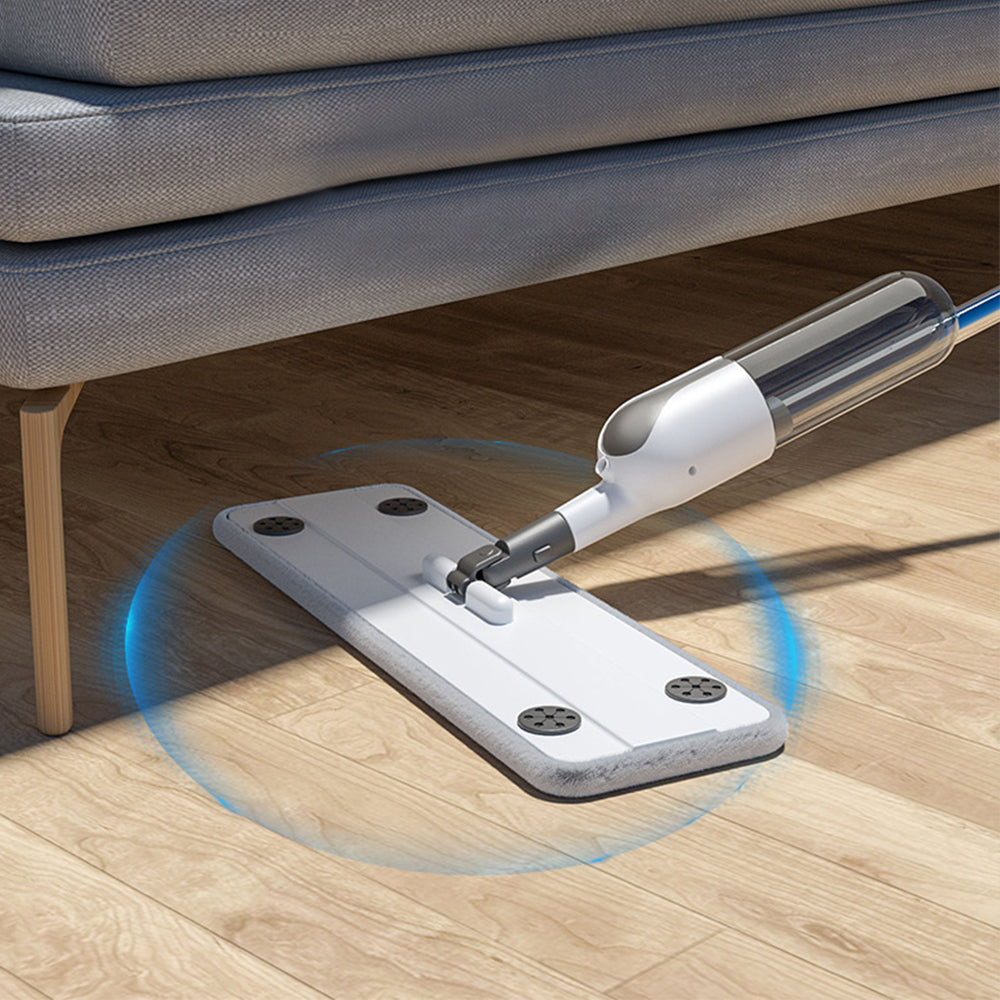 Swivel Microfiber Spray Mop for Floor Cleaning Wet Dry Flat Mop with 2pcs Washable Mop Pads