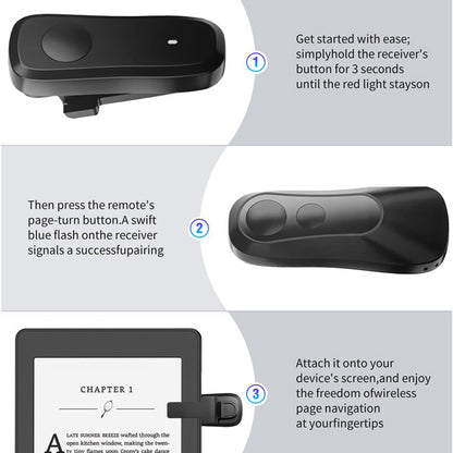 Bluetooth  Remote Page Turner for Kindle Paperwhite TikTok Scrolling Remote Hands-Free Reading Accessories