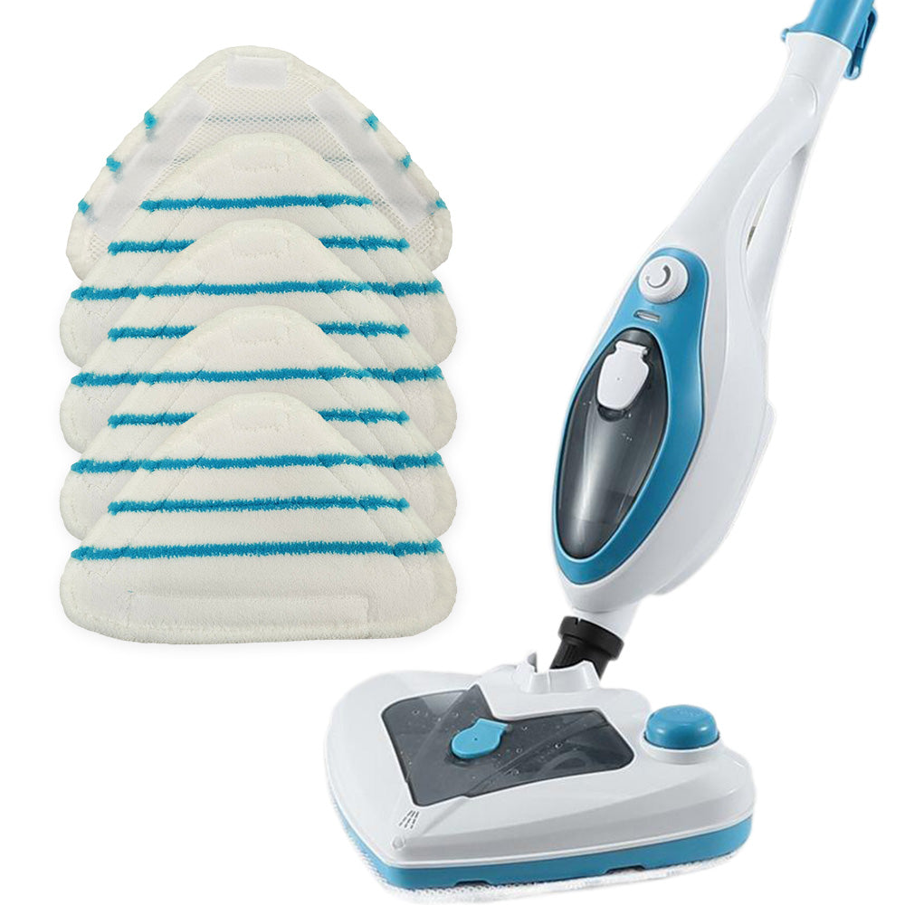 5 Pieces Replacement Microfiber Steam Mop Pads for Maxkon