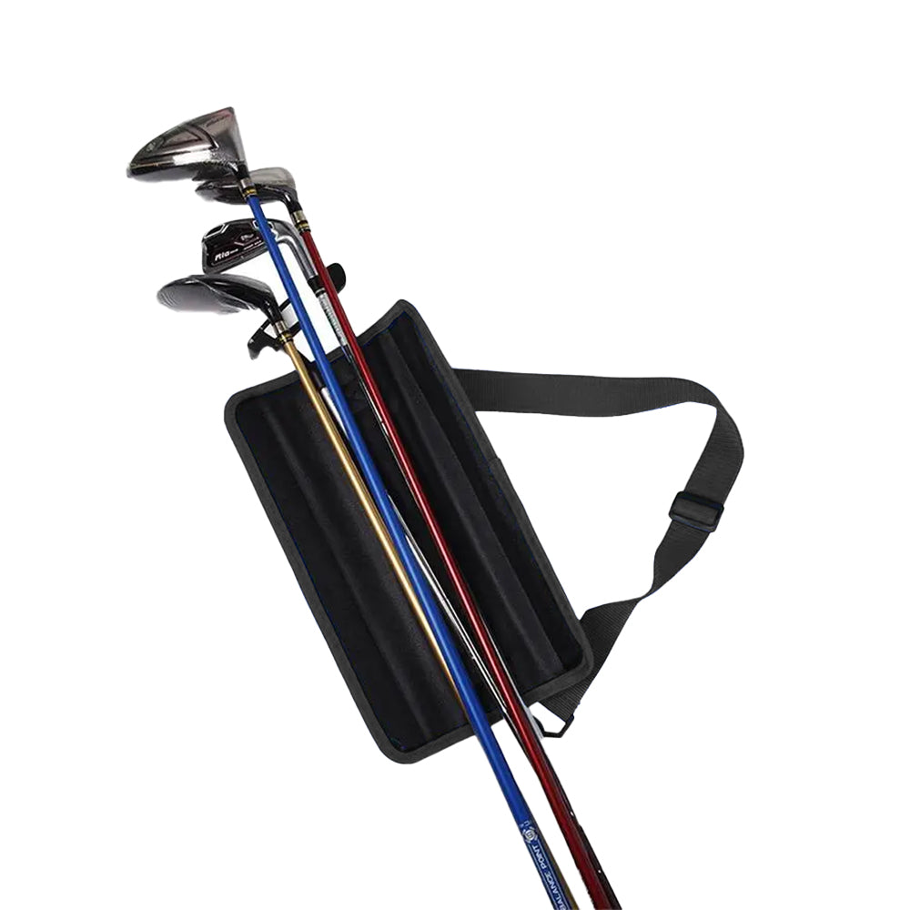 Portable Golf Club Bag with Adjustable Strap Golf Accessories Black
