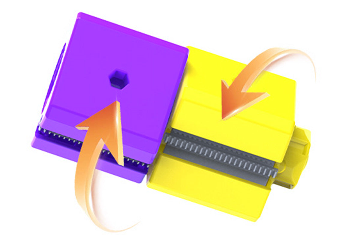 123Pcs Set Building Block Electric Train Set with Upside Down Racing