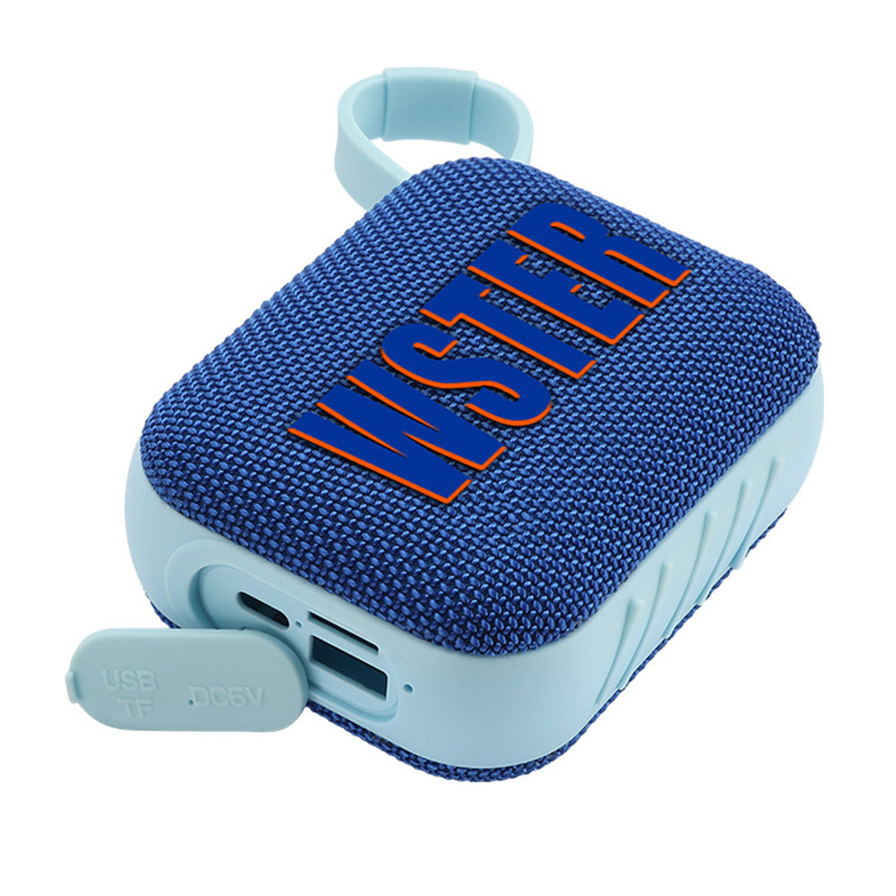 Mini Portable Outdoor Bluetooth 5.4 Speaker IPX4 Waterproof TWS Pairing-Navy