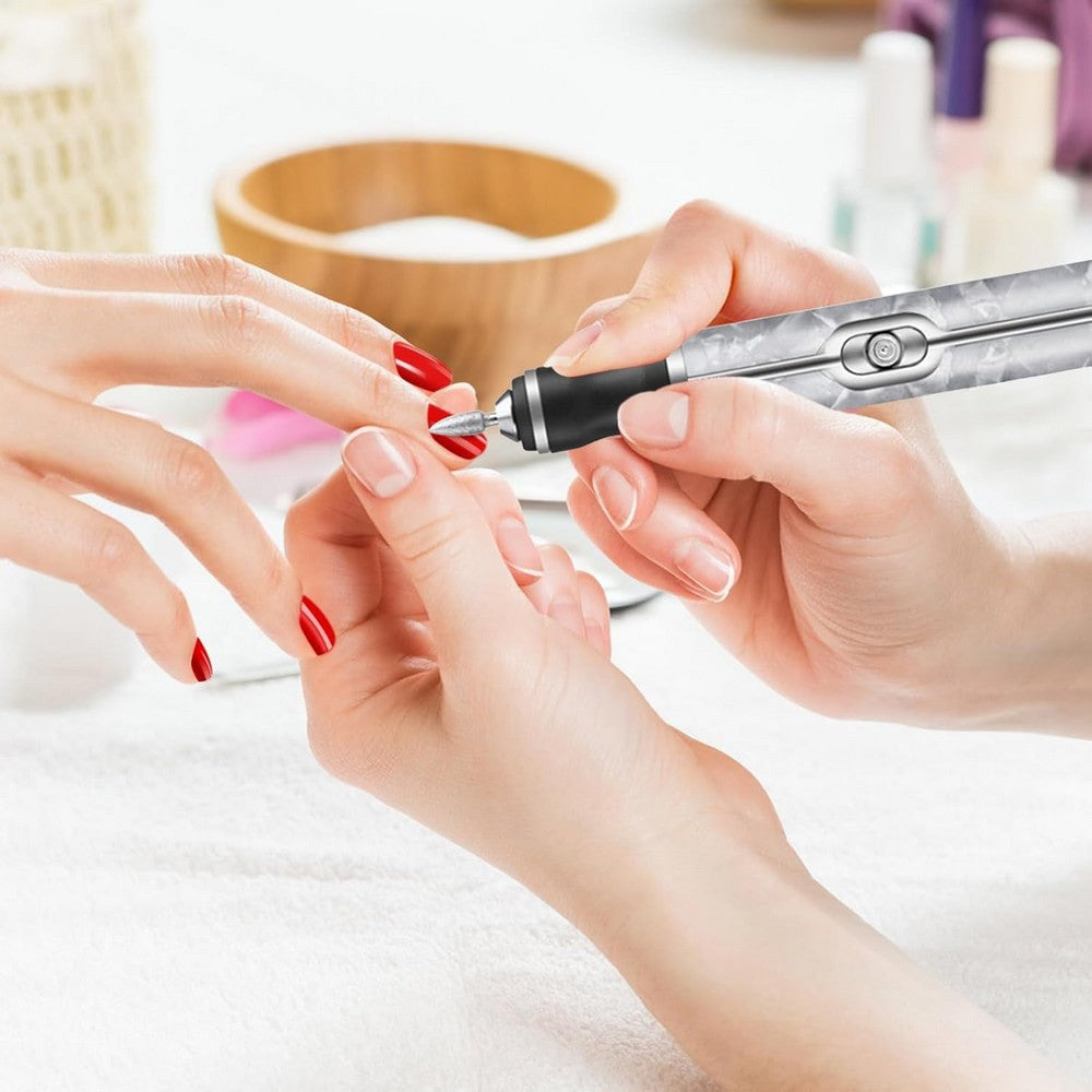 Electric Toe Nail Grinder Pedicure Manicure - Grey