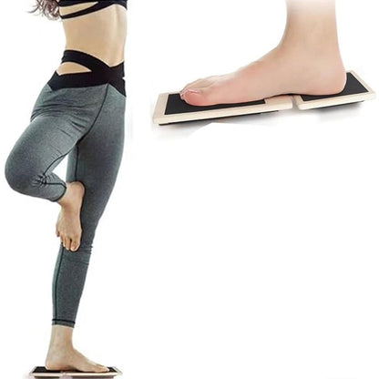 Ankle Balance Training Board Foot Strengthener Trainer Wooden Stability Exercises Pad