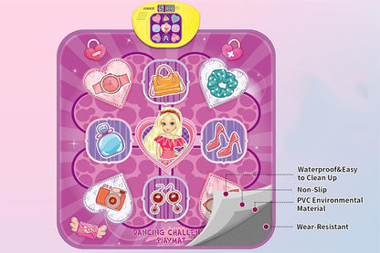 Dance Mat for 4-12 Year Old Girl Electronic Dance Pad with 8 Button for Birthday