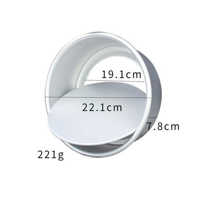 Round Aluminum Alloy Cake Pan Mold with Removal Bottom Kitchen Baking Mould