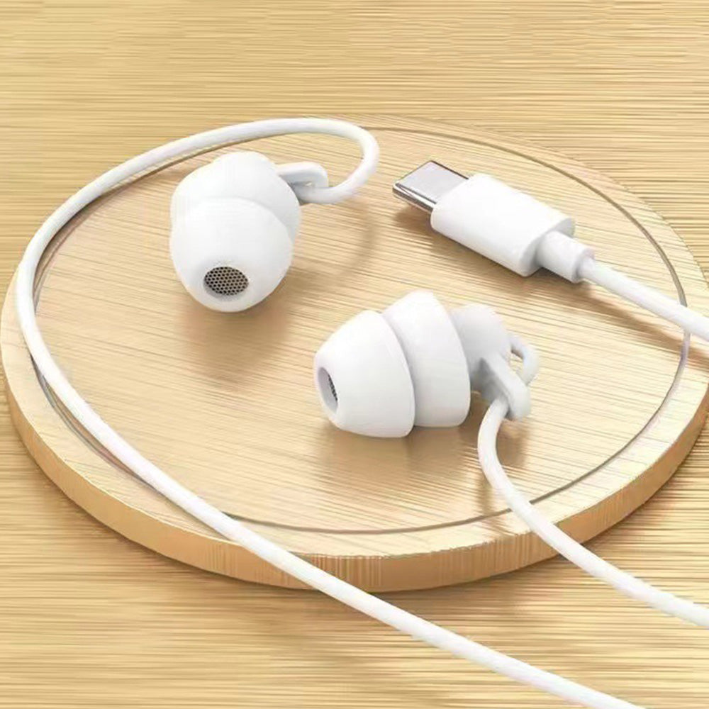 Wired Sleep Headphones in Ear Ultra Lightweight for Side Sleeper-White